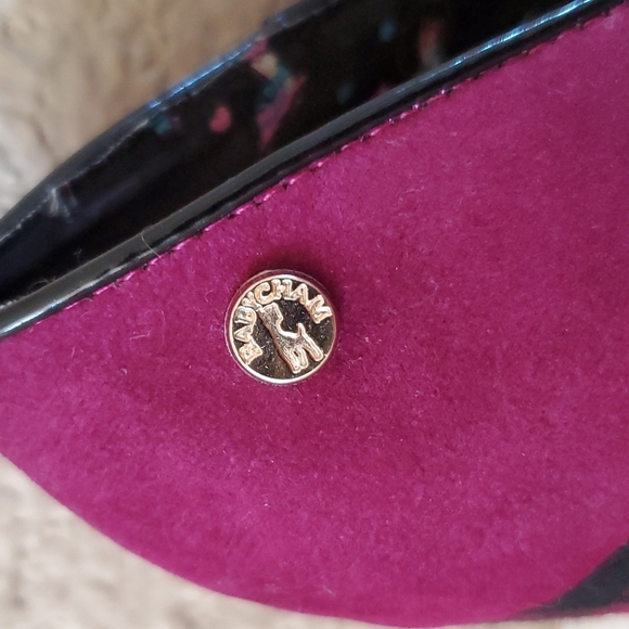 Babycham Burgundy Plaid Heels - Picture 6 of 9